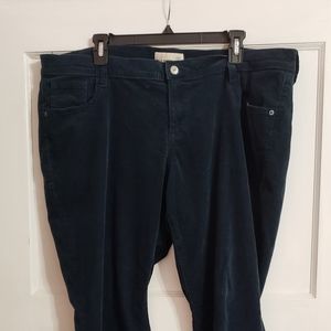 Corduroy Navy Blue Pants